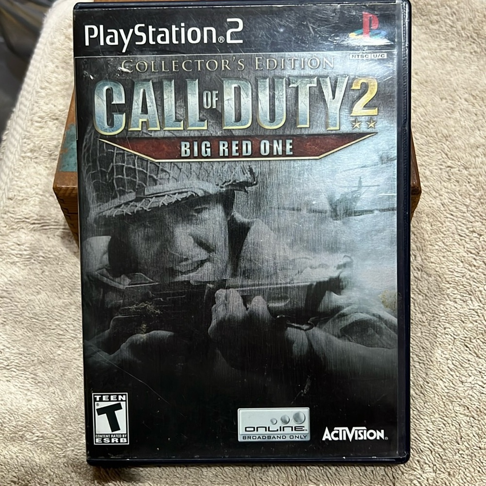 Play Station 2 Call of Duty 2 In original case Teen